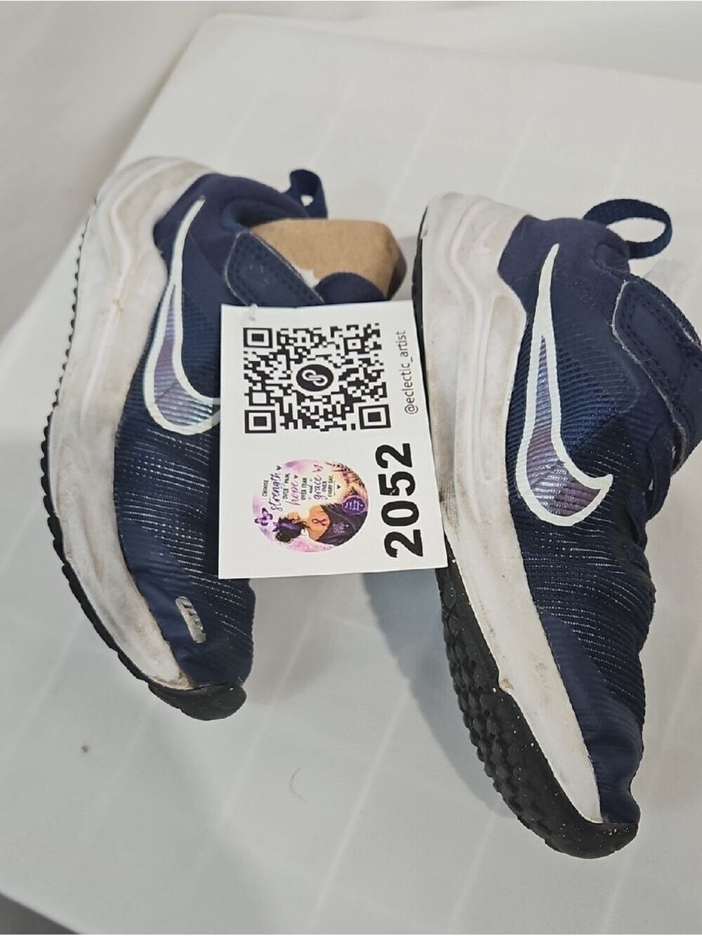 Nike Downshifter 12Younger Kids' Shoes Blue Sneakers Circular Fashion Pre-loved - Picture 6 of 17